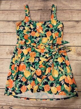 Old Navy Swimsuit Dress Wrap Style XL